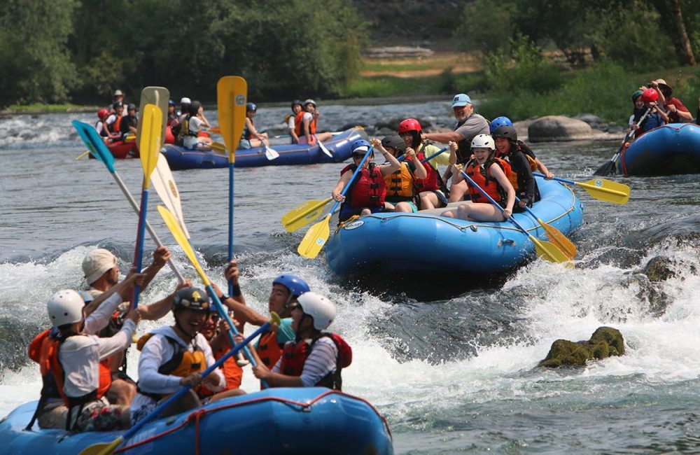 Oregon Rafting Trip on the Santiam River